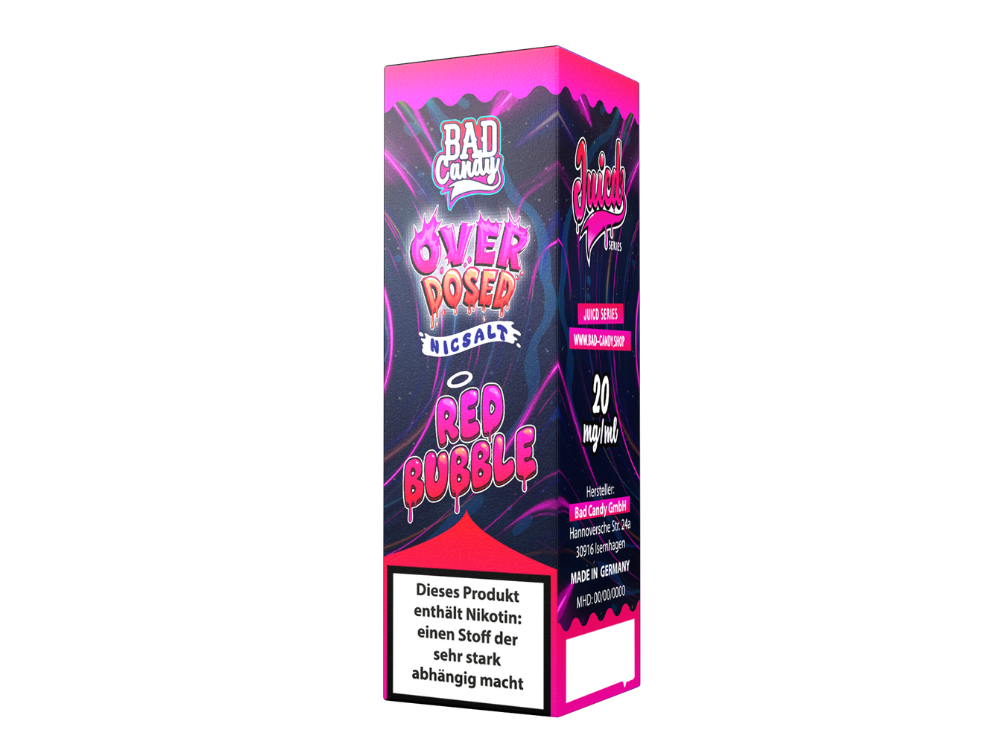Bad Candy Liquids - Juicd - Nikotinsalz Liquid - Red Bubble