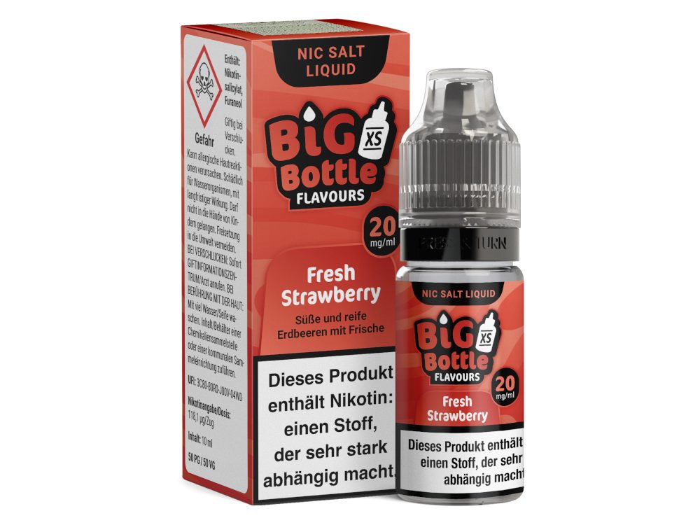 Big Bottle - Fresh Strawberry - Nikotinsalz Liquid - BIG BOTTLE