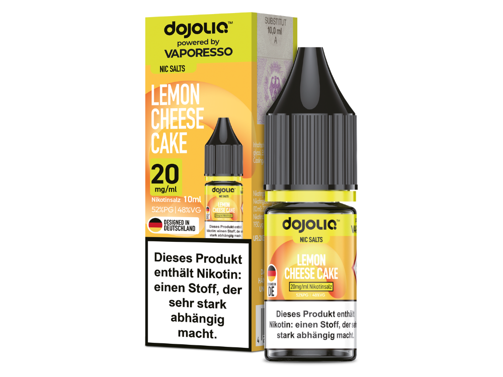 Vaporesso - Dojoliq - Nikotinsalz Liquid - Lemon Cheese Cake