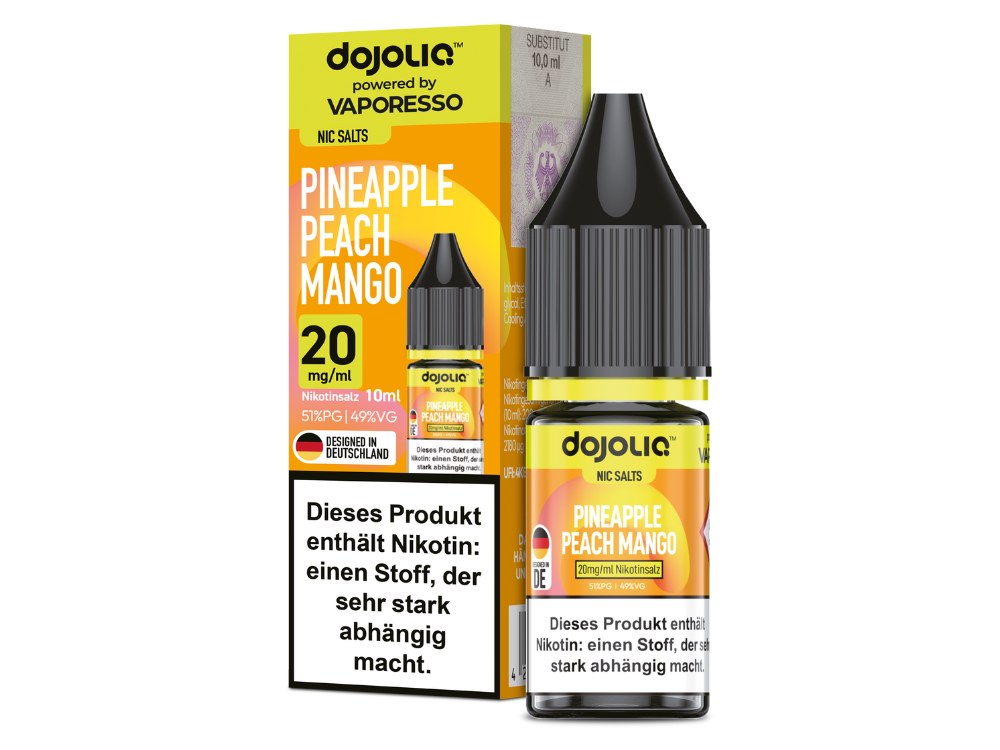 Vaporesso - Dojoliq - Nikotinsalz Liquid - Pineapple Peach Mango