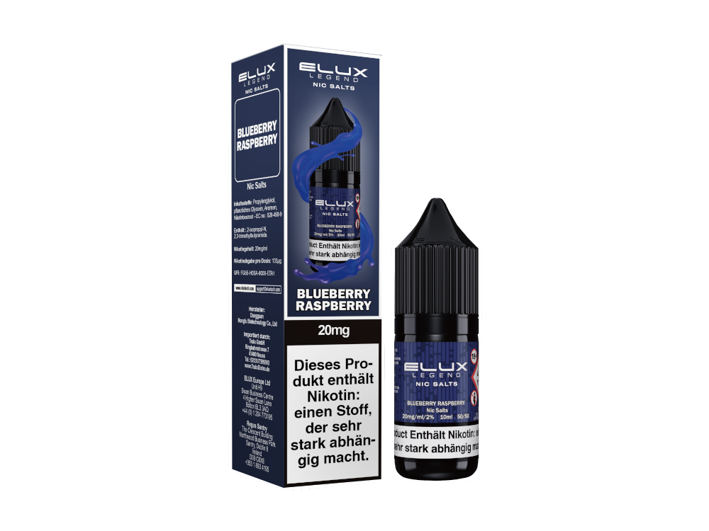 Elux - Nikotinsalz Liquid - Blueberry Raspberry