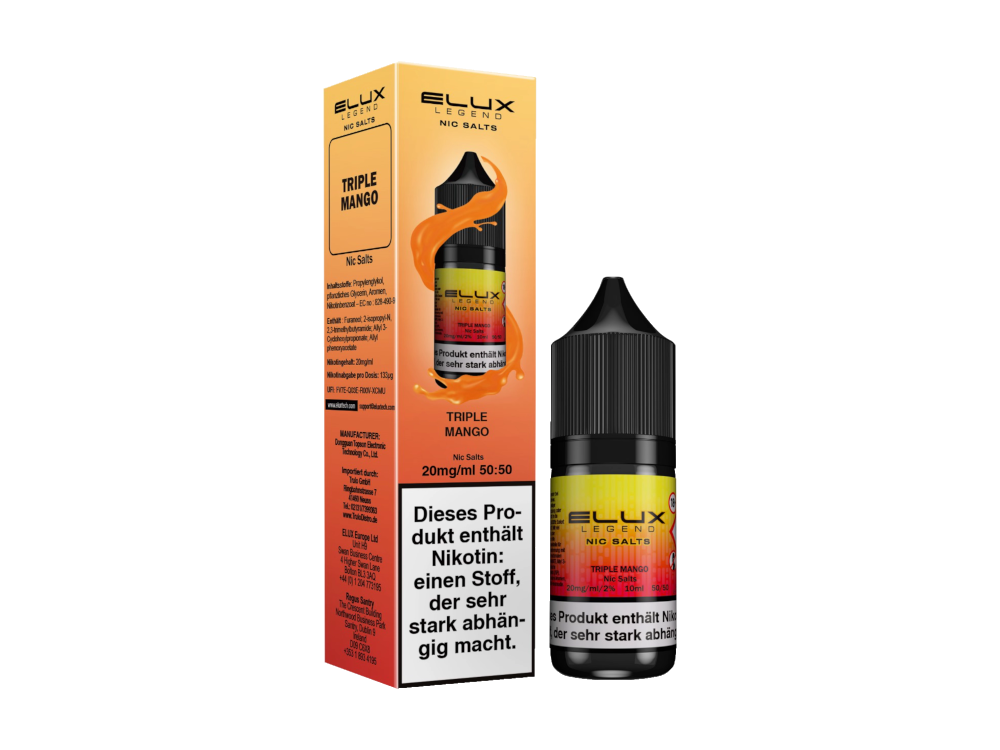 Elux - Nikotinsalz Liquid - Triple Mango