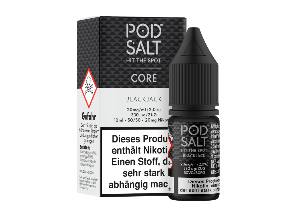 Pod Salt Core - Nikotinsalz Liquid - Blackjack