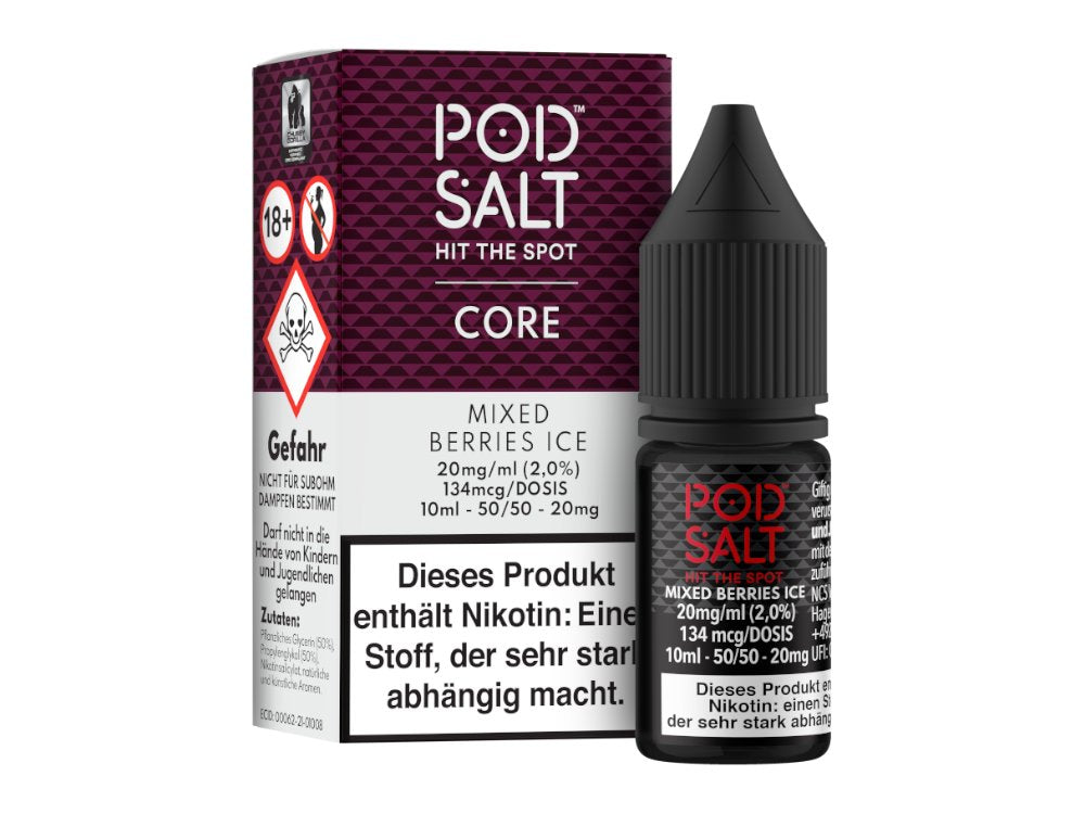 Pod Salt Core - Nikotinsalz Liquid - Mixed Berries Ice