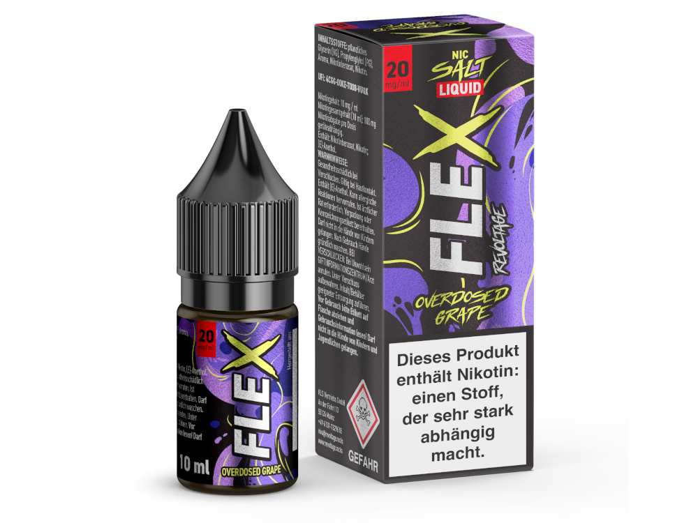 Revoltage - FLEX Nikotinsalz Liquid - Grape