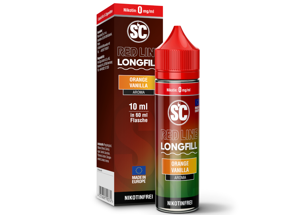 SC - Red Line Longfills 10 ml - Orange Vanilla
