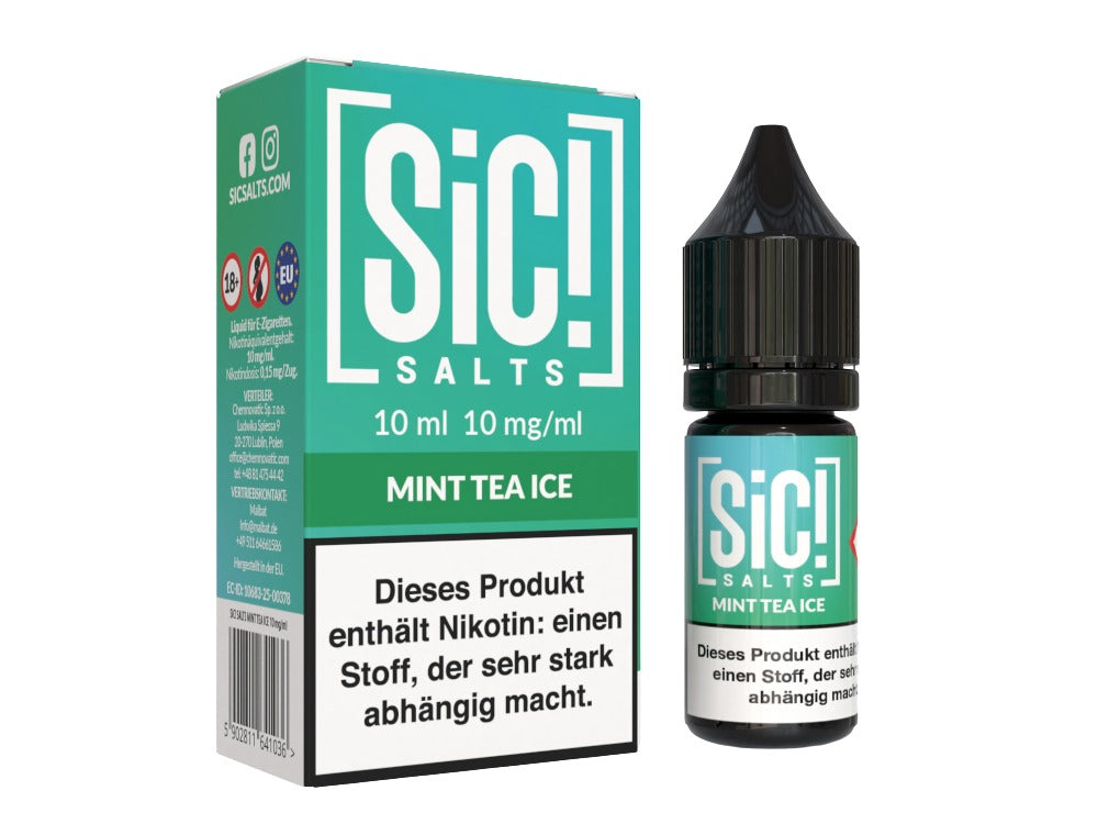 SiC! Salts - Nikotinsalz Liquid - Mint Tea Ice