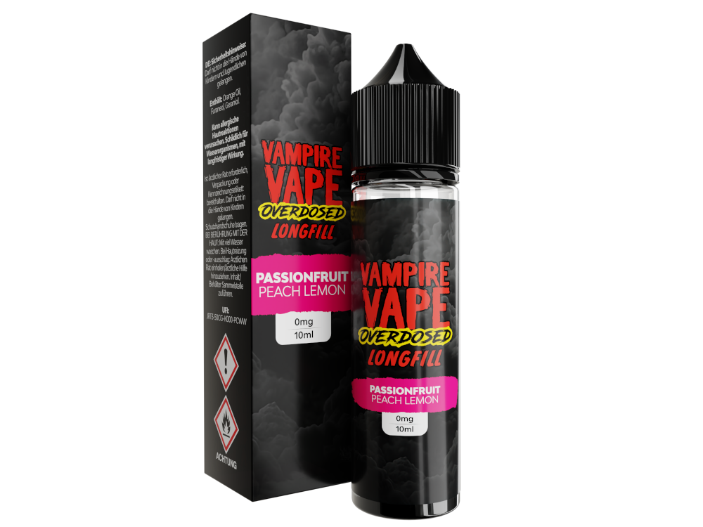 Vampire Vape - Overdosed - Aroma 10 ml - Passionfruit Peach Lemon