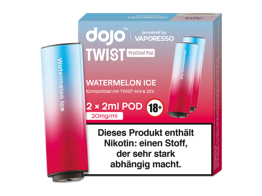Vaporesso - Dojo - Twist Pod 20 mg/ml (2 Stück pro Packung) - Blueberry Cherry Cranberry
