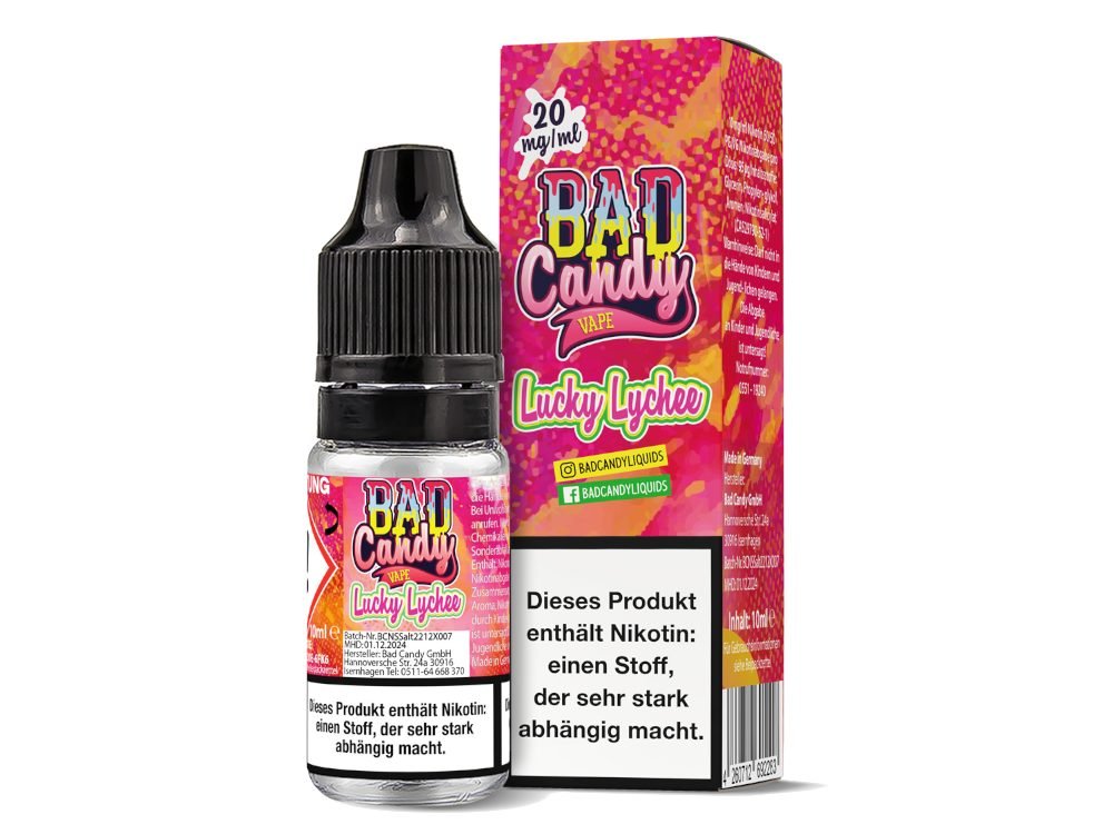 Bad Candy Liquids - Lucky Lychee - Nikotinsalz Liquid - BAD CANDY LIQUIDS