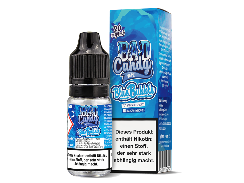 Bad Candy Liquids - Blue Bubble - Nikotinsalz Liquid