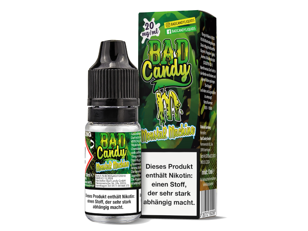 Bad Candy Liquids - Monstar Machine - Nikotinsalz Liquid