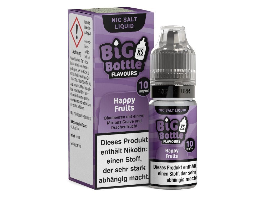 Big Bottle - Happy Fruits - Nikotinsalz Liquid - BIG BOTTLE