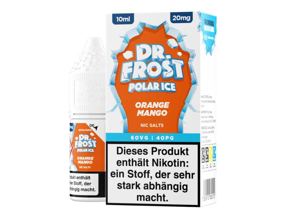 Dr. Frost - Ice Cold - Nikotinsalz Liquid - Orange Mango