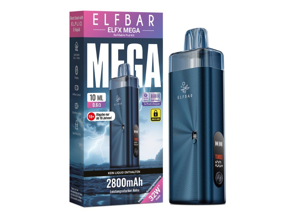 Elfbar - Elfx Mega E - Zigaretten Set - ELFBAR