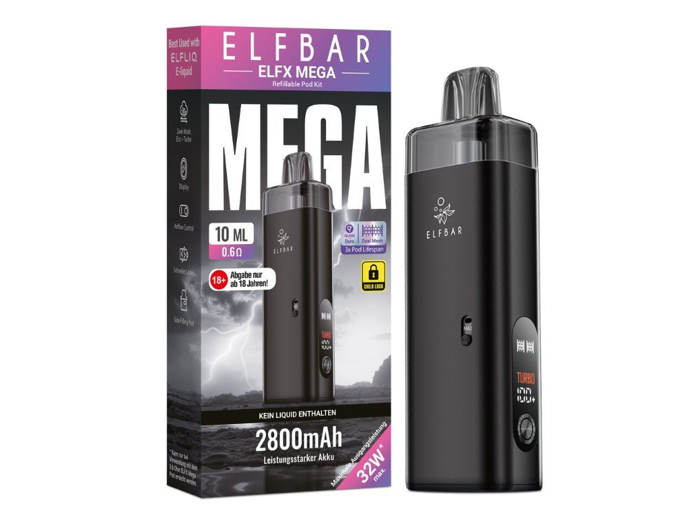 Elfbar - Elfx Mega E - Zigaretten Set - ELFBAR