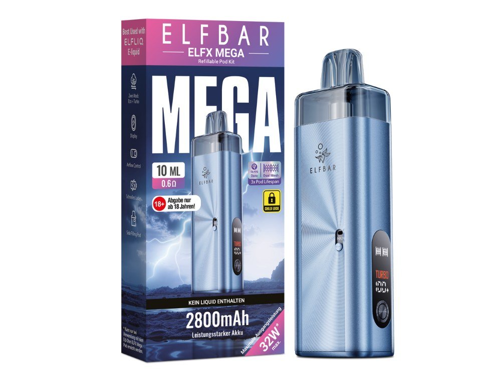 Elfbar - Elfx Mega E - Zigaretten Set - ELFBAR