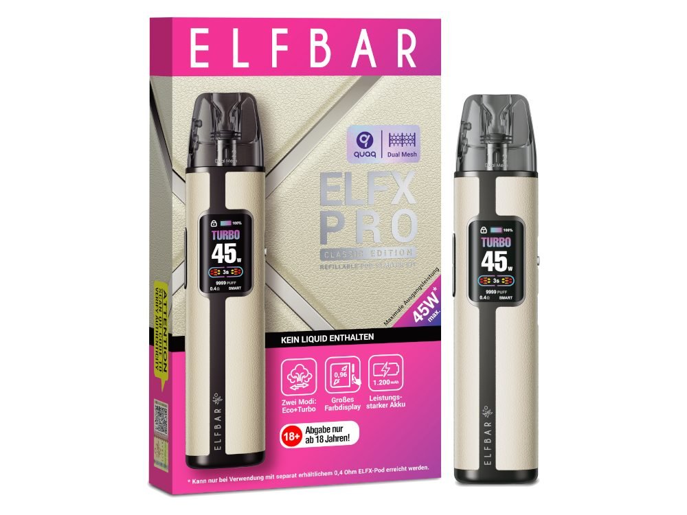 Elfbar - Elfx Pro E - Zigaretten Set - ELFBAR
