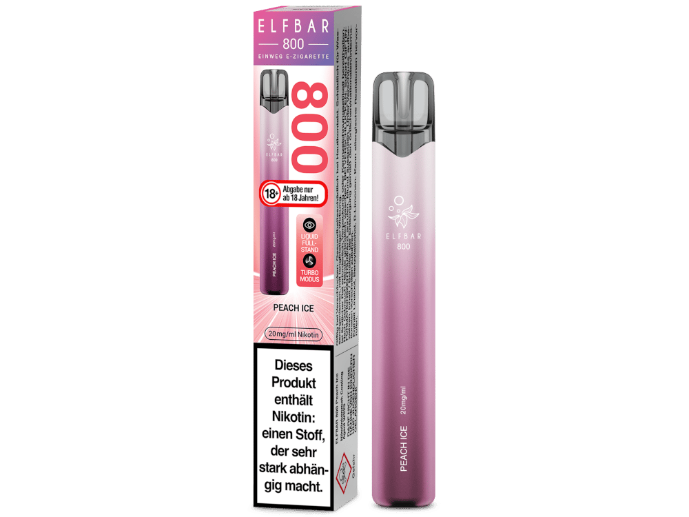 Elfbar 800 Einweg E-Zigarette - Apple Peach
