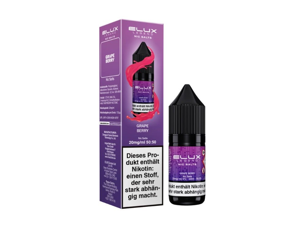 Elux - Nikotinsalz Liquid - Grape Berry - ELUX