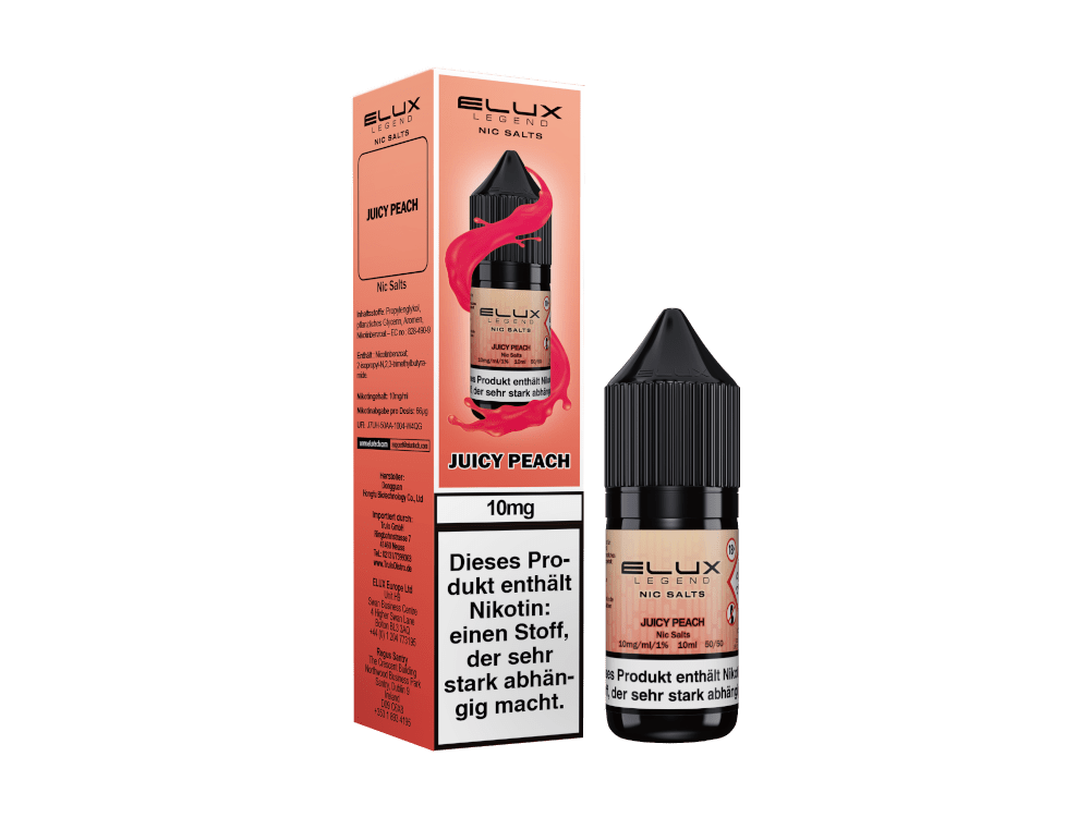 Elux - Nikotinsalz Liquid - Juicy Peach - ELUX