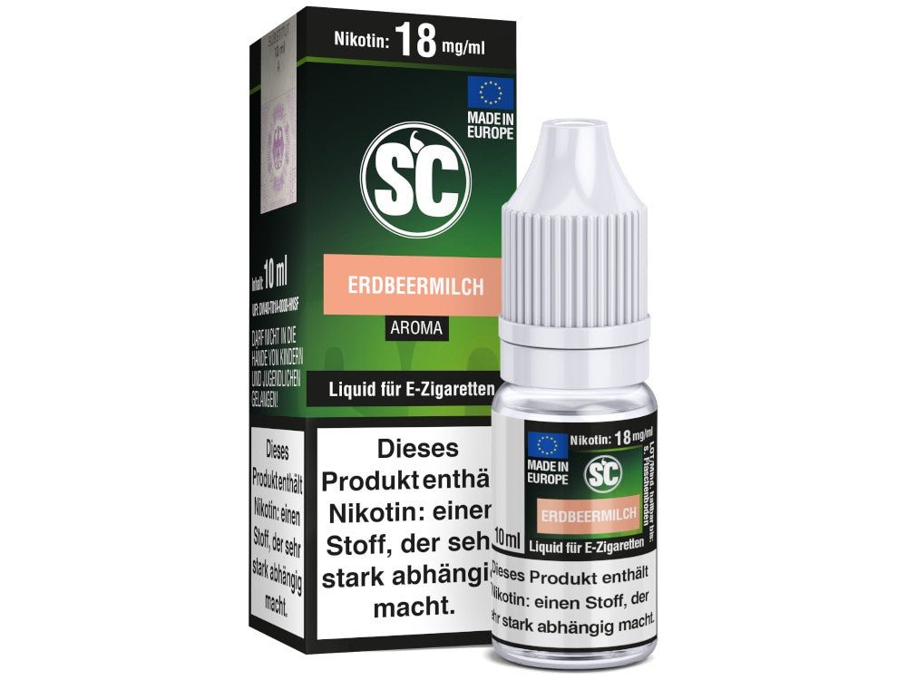 Erdbeermilch E - Zigaretten Liquid - SC LIQUID
