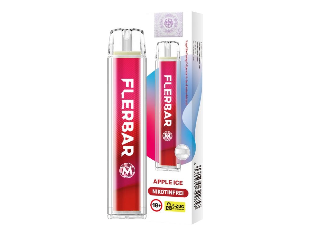 Flerbar - M Einweg E - Zigarette - Apple Ice - FLERBAR