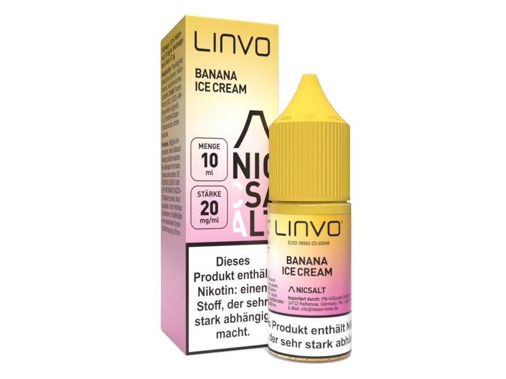 Linvo - Nikotinsalz Liquid - Banana Ice Cream - LINVO