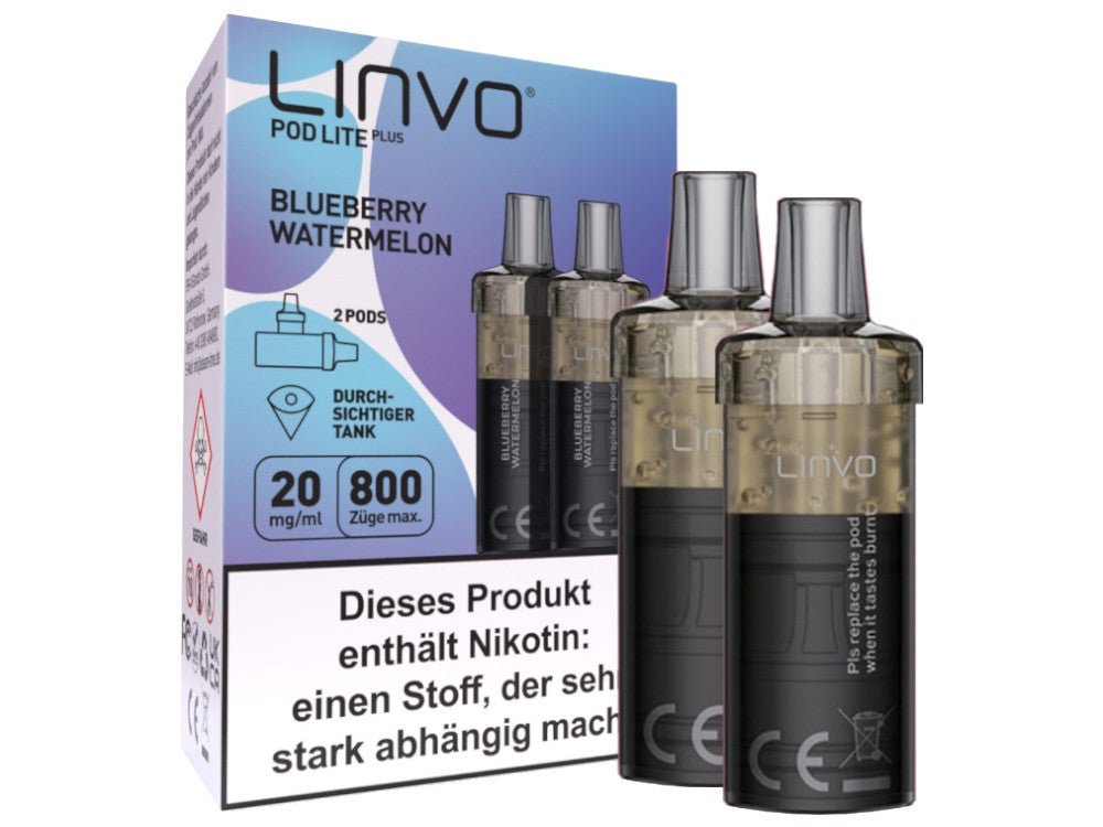 Linvo - Pod Lite Plus Cartridge 20 mg/ml (2 Stück pro Packung) - Apple Peach - LINVO