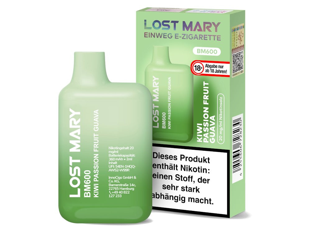 Lost Mary - BM600 Einweg E-Zigarette - 20mg/ml - Cotton Candy Ice