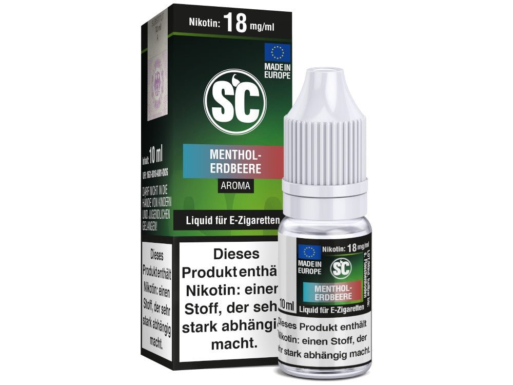Menthol - Erdbeere E - Zigaretten Liquid - SC LIQUID