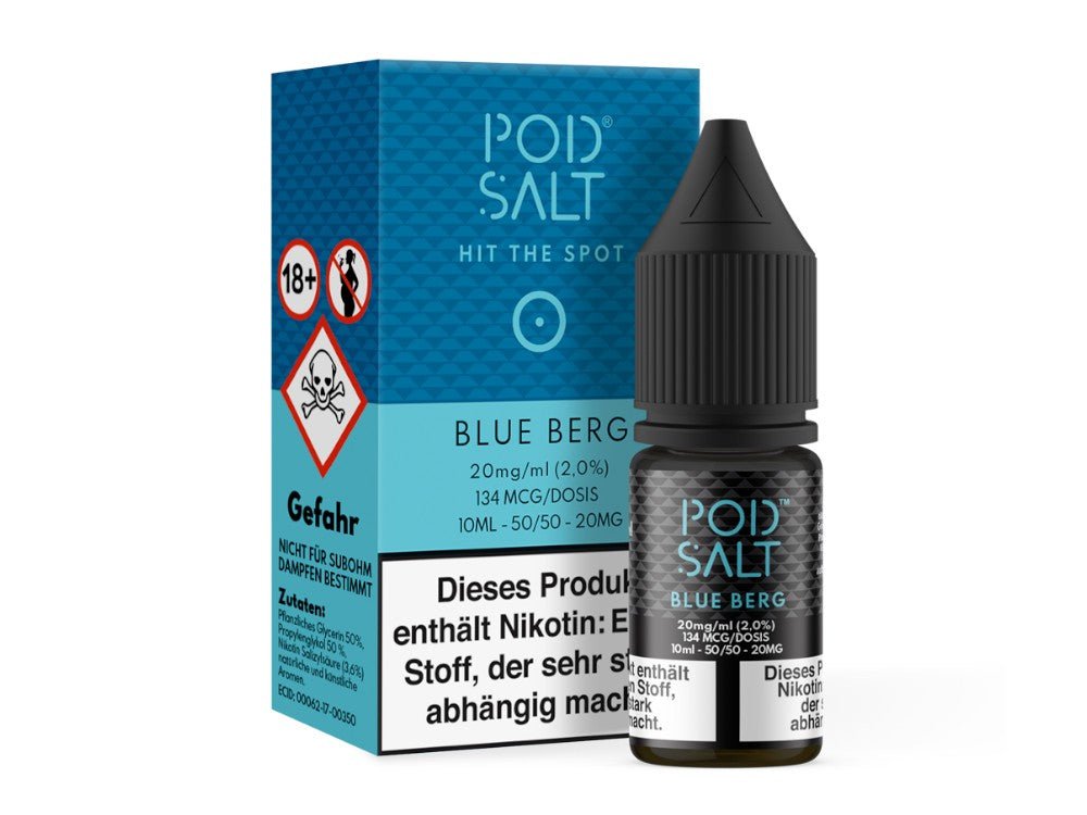 Pod Salt - Blue Berg - Nikotinsalz Liquid - POD SALT