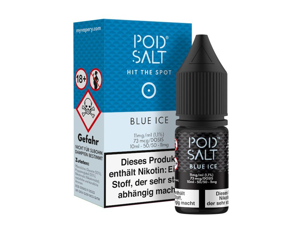Pod Salt - Blue Ice - Nikotinsalz Liquid - POD SALT