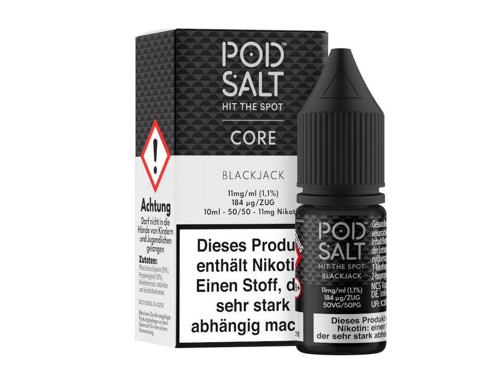 Pod Salt Core - Nikotinsalz Liquid - Blackjack - POD SALT