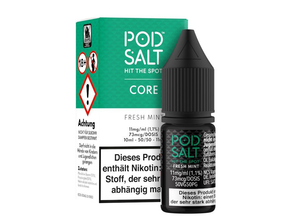 Pod Salt Core - Nikotinsalz Liquid - Fresh Mint - POD SALT