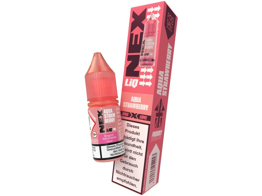 Pod Salt - NexLiq - Nikotinsalz Liquid - Aqua Strawberry - POD SALT