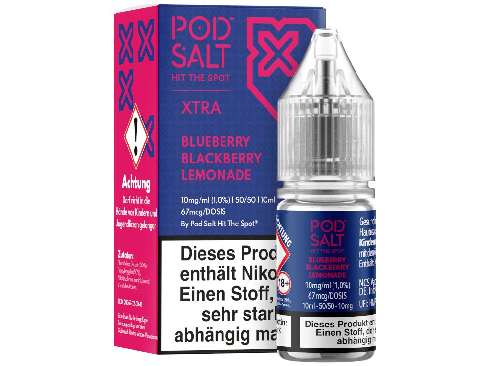 Pod Salt X - Nikotinsalz Liquid - Blueberry Blackberry Lemonade