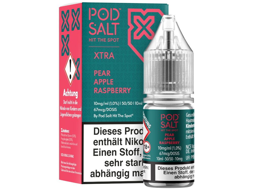 Pod Salt X - Nikotinsalz Liquid - Pear Apple Raspberry