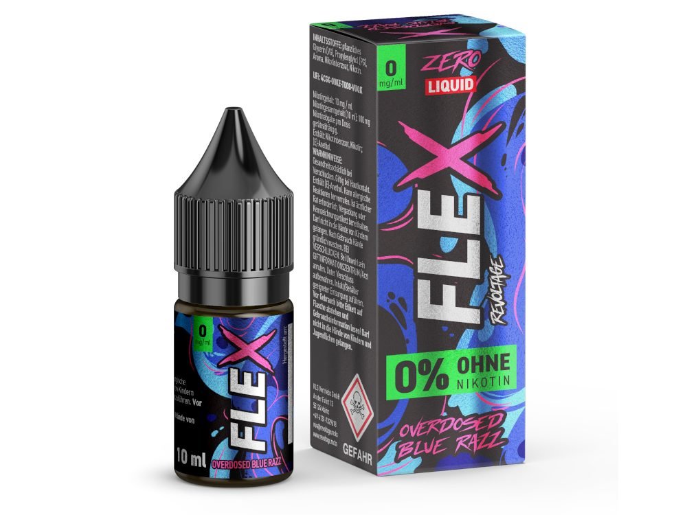Revoltage - FLEX Nikotinsalz Liquid - Blue Razz - REVOLTAGE