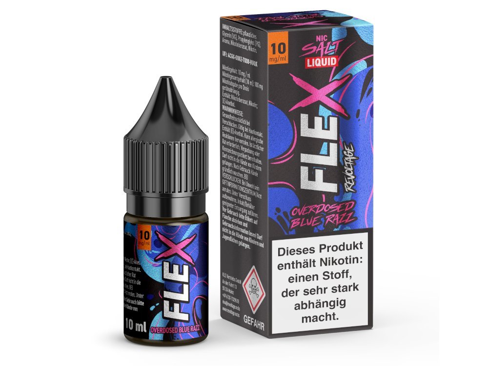 Revoltage - FLEX Nikotinsalz Liquid - Blue Razz - REVOLTAGE