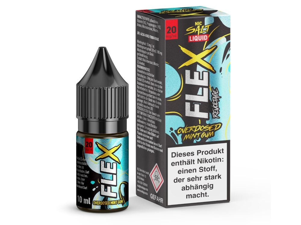 Revoltage - FLEX Nikotinsalz Liquid - Mint Gum - REVOLTAGE