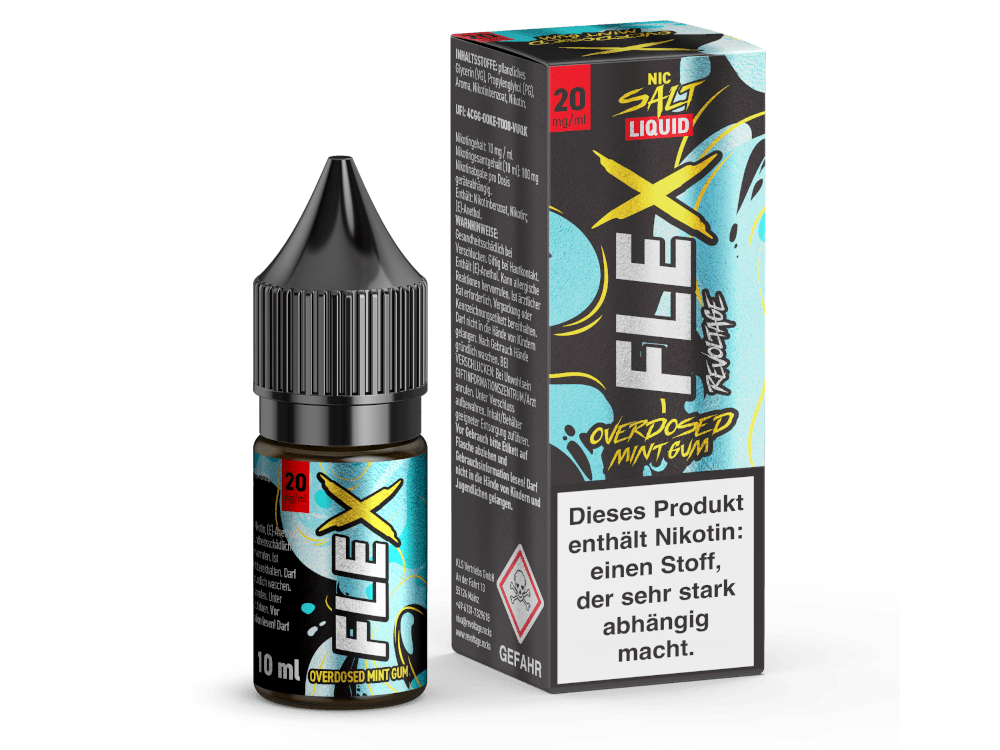 Revoltage - FLEX Nikotinsalz Liquid - Mint Gum - REVOLTAGE