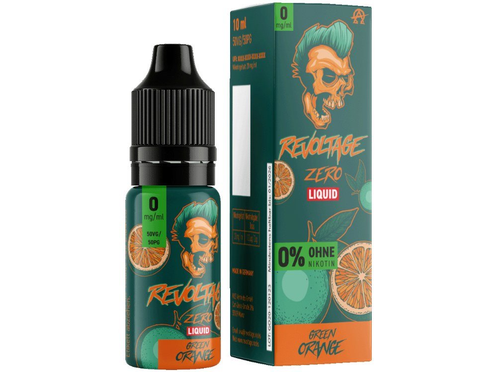 Revoltage - Hybrid Nikotinsalz Liquid - Green Orange - REVOLTAGE