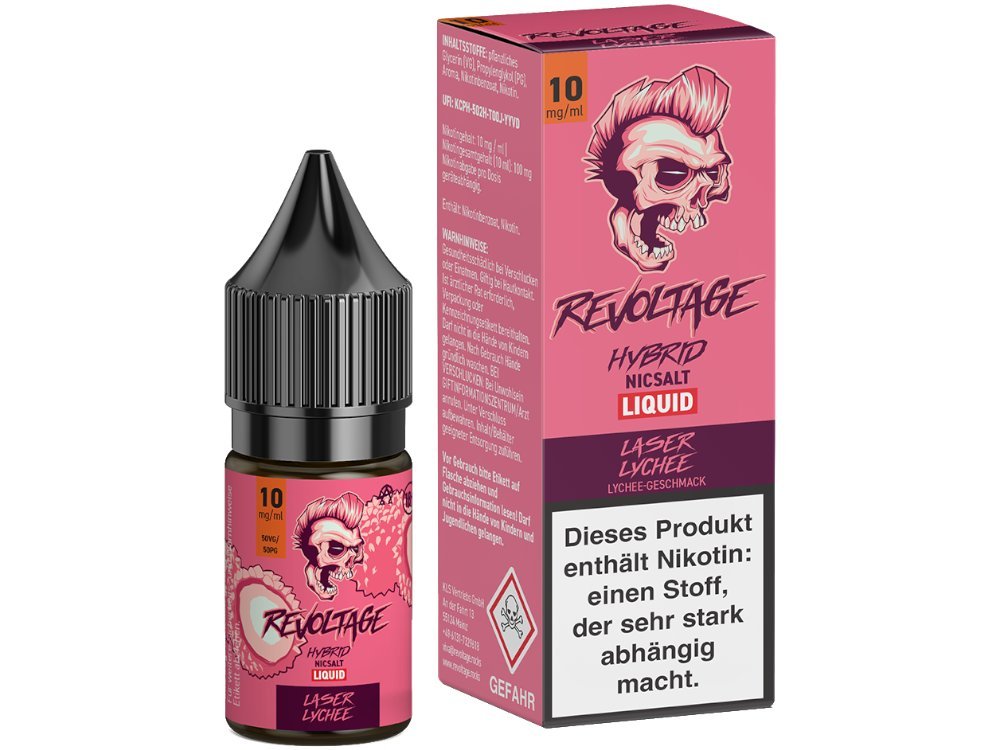 Revoltage - Hybrid Nikotinsalz Liquid - Laser Lychee - REVOLTAGE