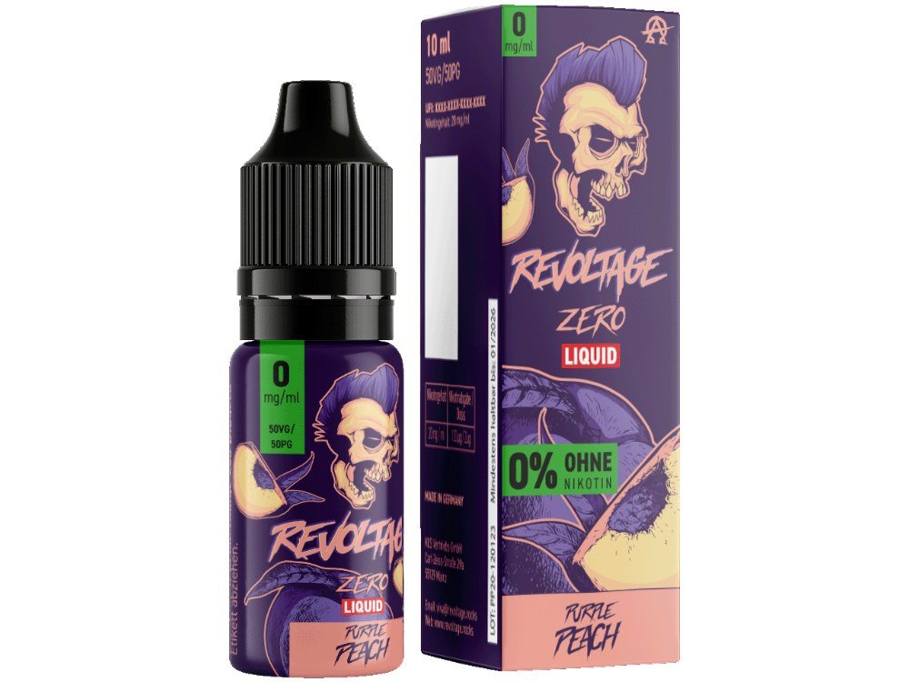 Revoltage - Hybrid Nikotinsalz Liquid - Purple Peach - REVOLTAGE