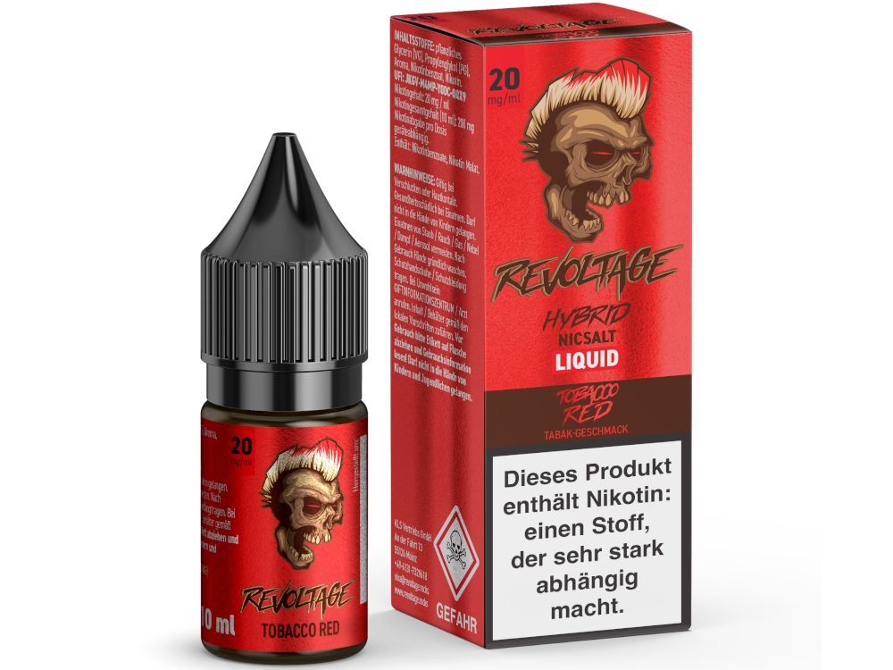 Revoltage - Hybrid Nikotinsalz Liquid - Tobacco Red - REVOLTAGE
