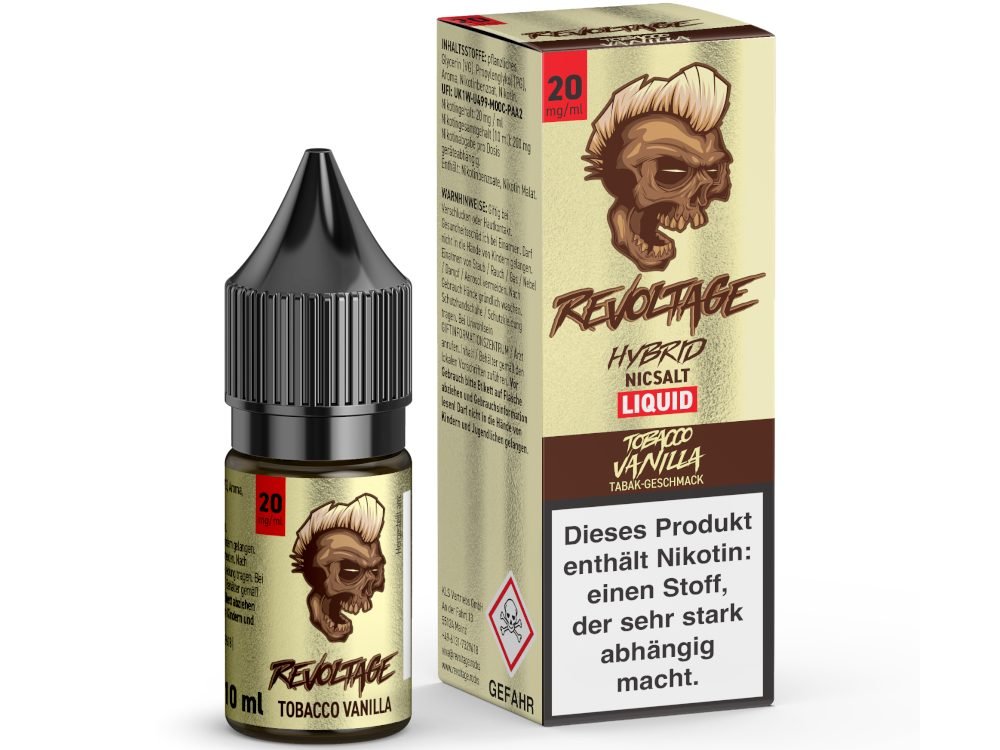 Revoltage - Hybrid Nikotinsalz Liquid - Tobacco Vanilla - REVOLTAGE