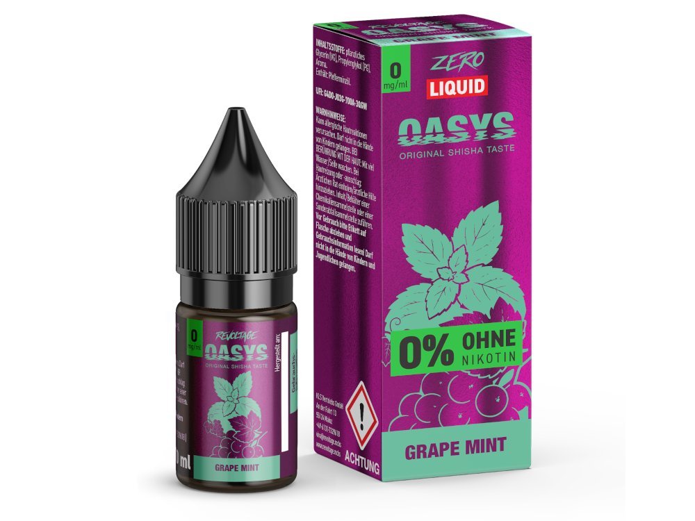 Revoltage - OASYS - Hybrid Nikotinsalz Liquid - Grape Mint - REVOLTAGE