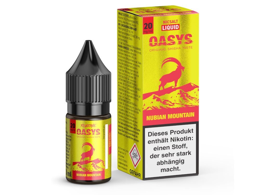Revoltage - OASYS - Hybrid Nikotinsalz Liquid - Nubian Mountain - REVOLTAGE