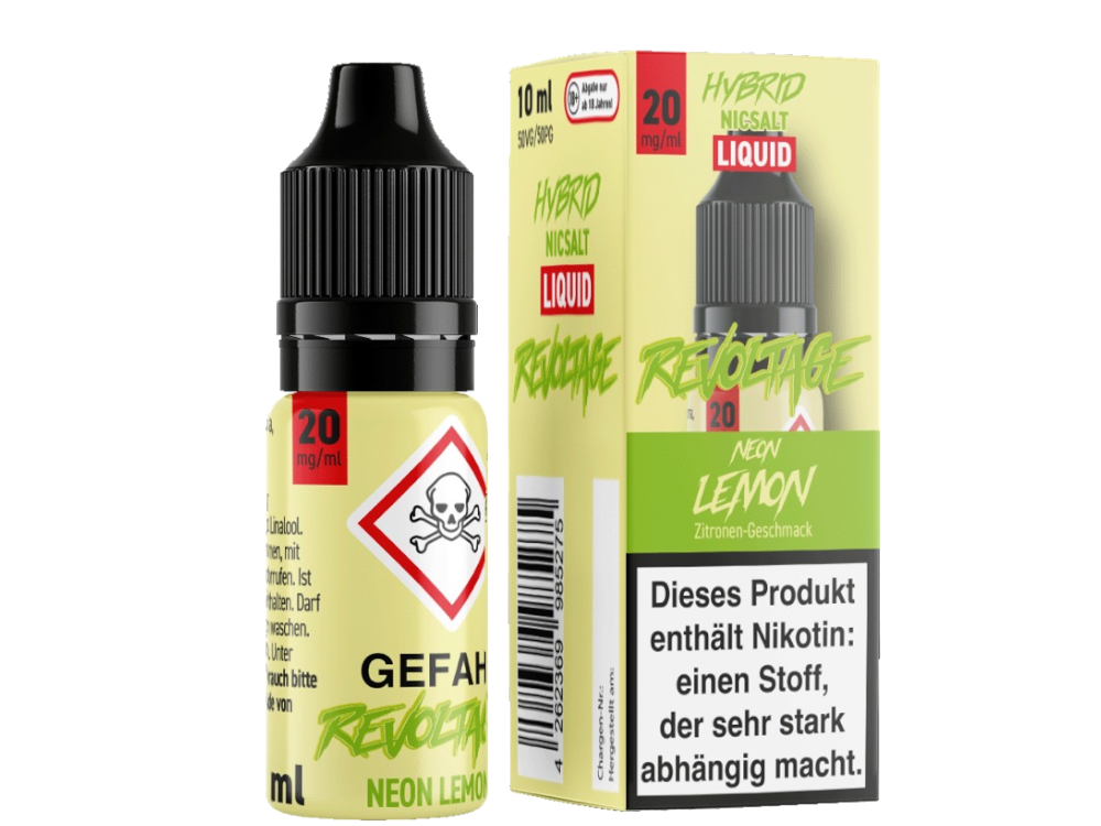 Revoltage - Hybrid Nikotinsalz Liquid - Neon Lemon
